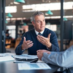 annuity salesperson explaining options